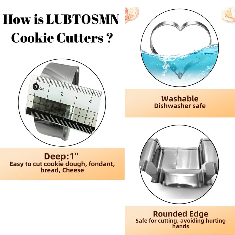 LUBTOSMN Construction Cookie Cutter Set-3 Inches-9 Piece- Excavator Digger Bulldozer Dump Truck Hammer Wrench Construction Tools Cutters Molds for Kids Construction Themed Party - Image 4